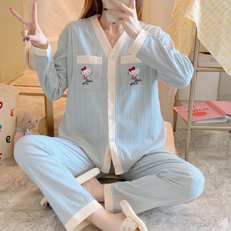 Autumn And Winter Home Clothes Loose pajamas for women