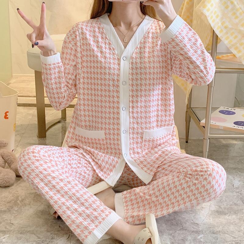 Autumn And Winter Home Clothes Loose pajamas for women