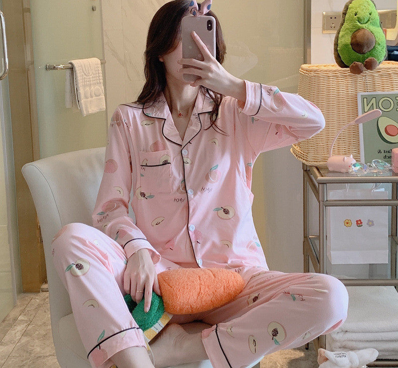 Autumn And Winter Home Clothes Loose pajamas for women