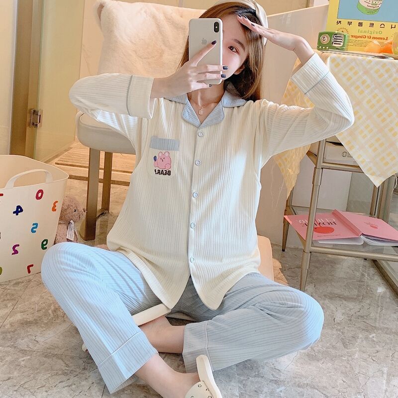 Autumn And Winter Home Clothes Loose pajamas for women