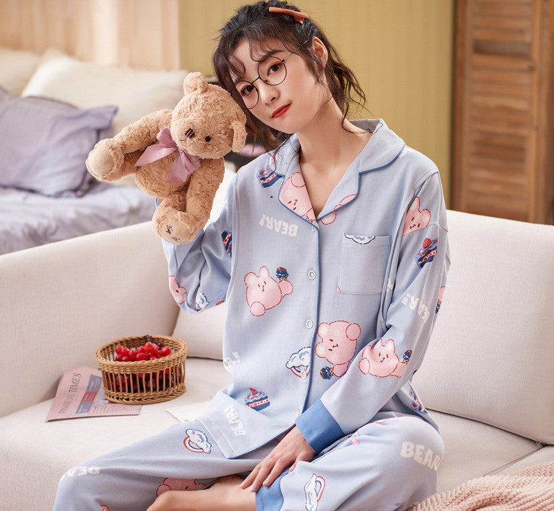 Autumn And Winter Home Clothes Loose pajamas for women